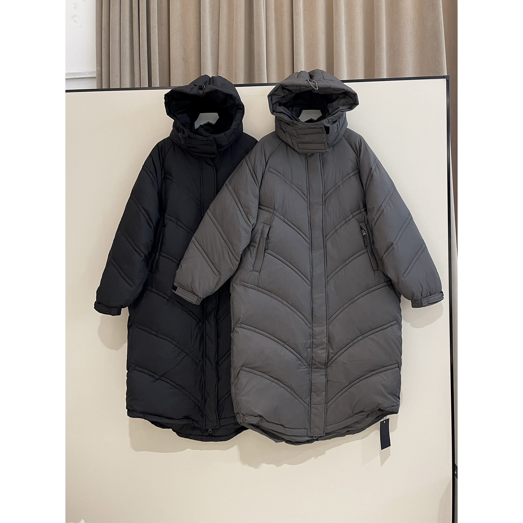 长款大被子连帽羽绒服WJ0080