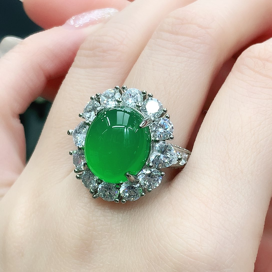 合金戒指玛瑙/玉髓