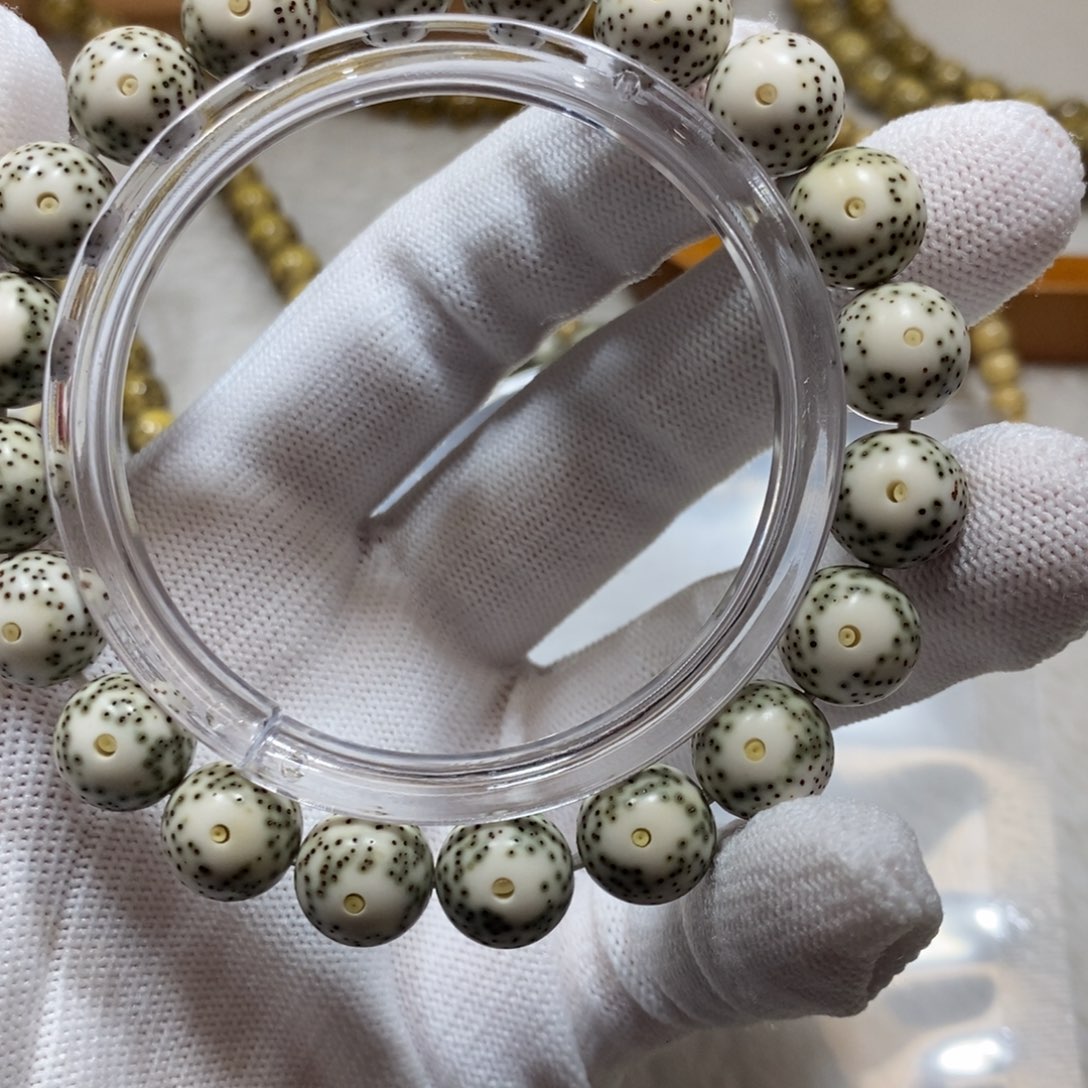 星月菩提手串青花瓷11圆大眼睛