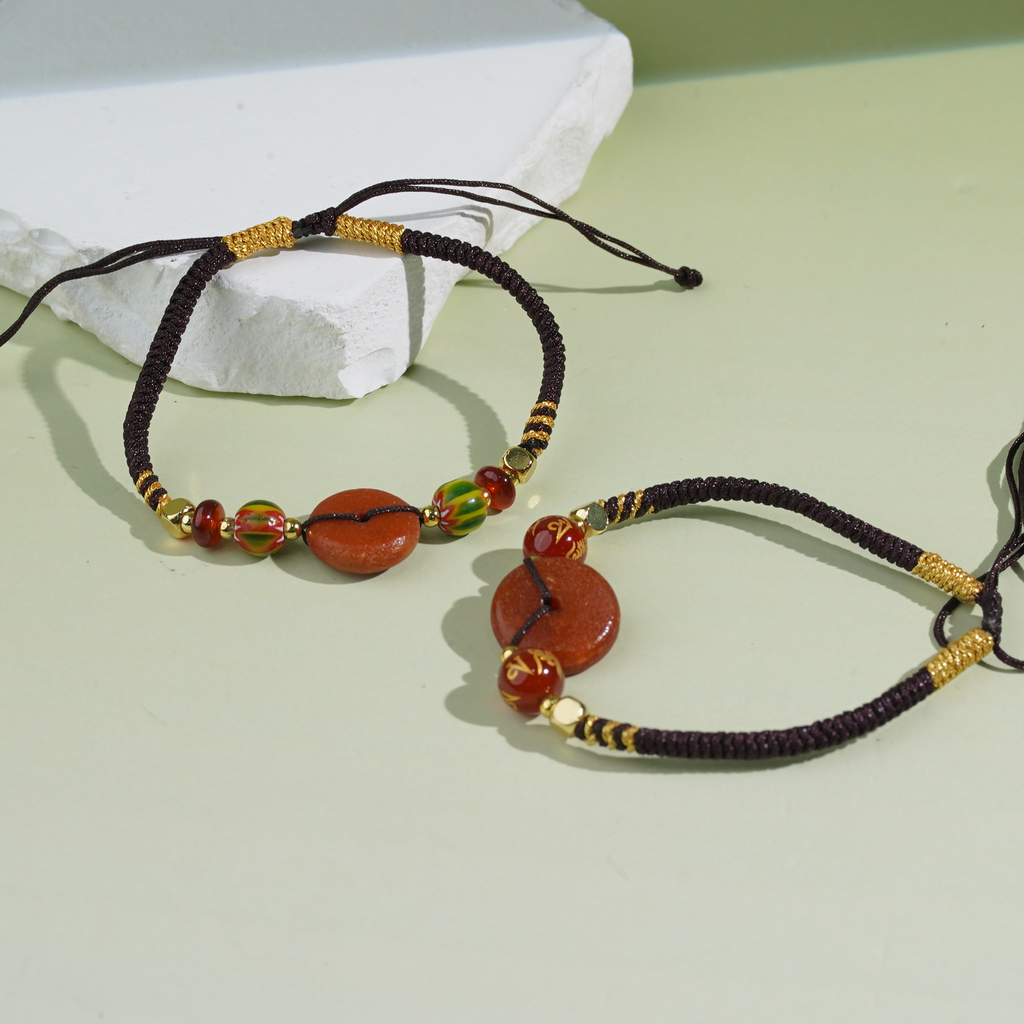 【铭记珠宝】蜜蜡DIY手绳21-DM03L404【多样性发一件】