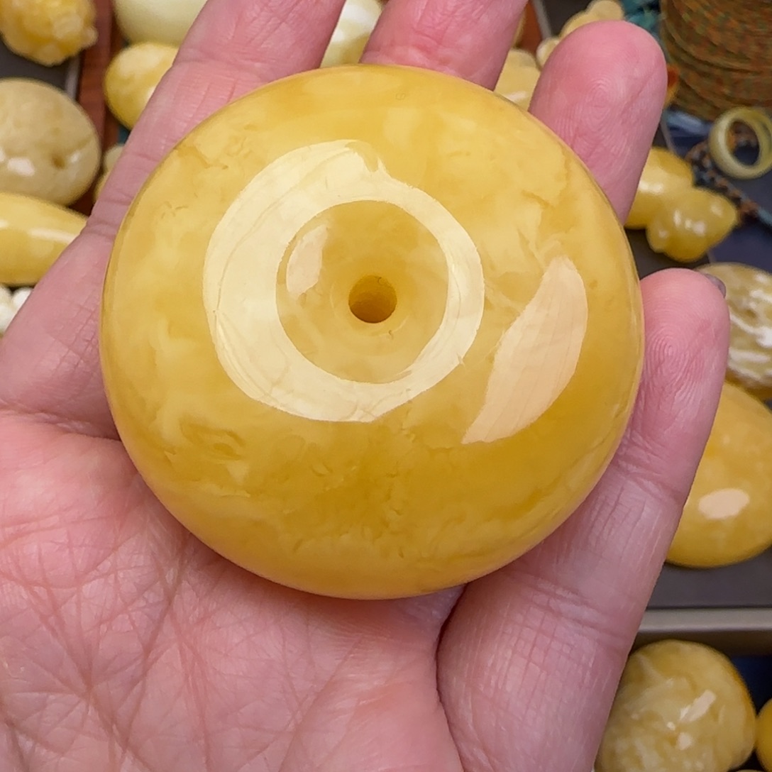 蜜蜡颈饰未镶嵌天然蜜蜡