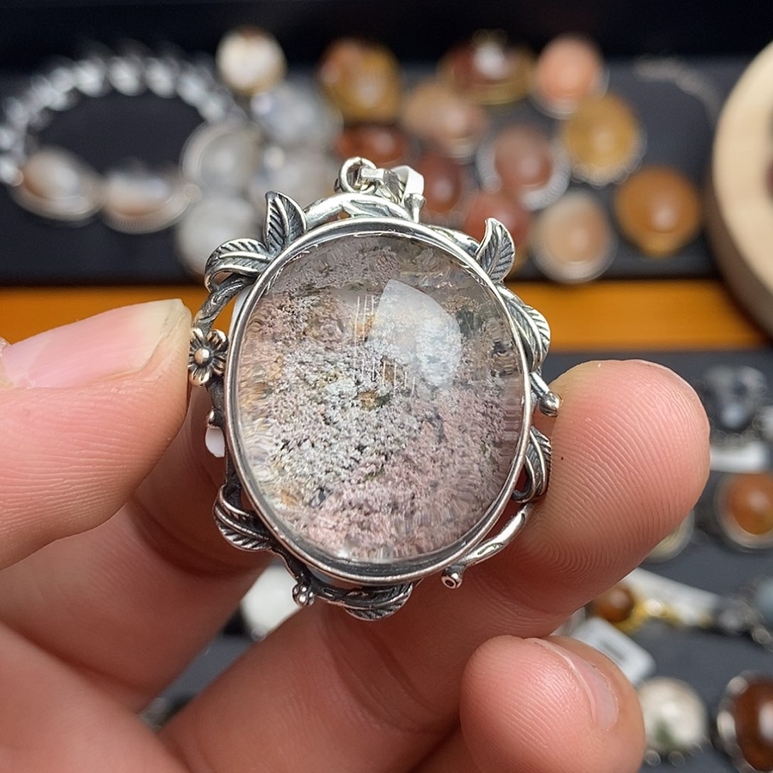 水晶戒指银S925镶嵌11111111