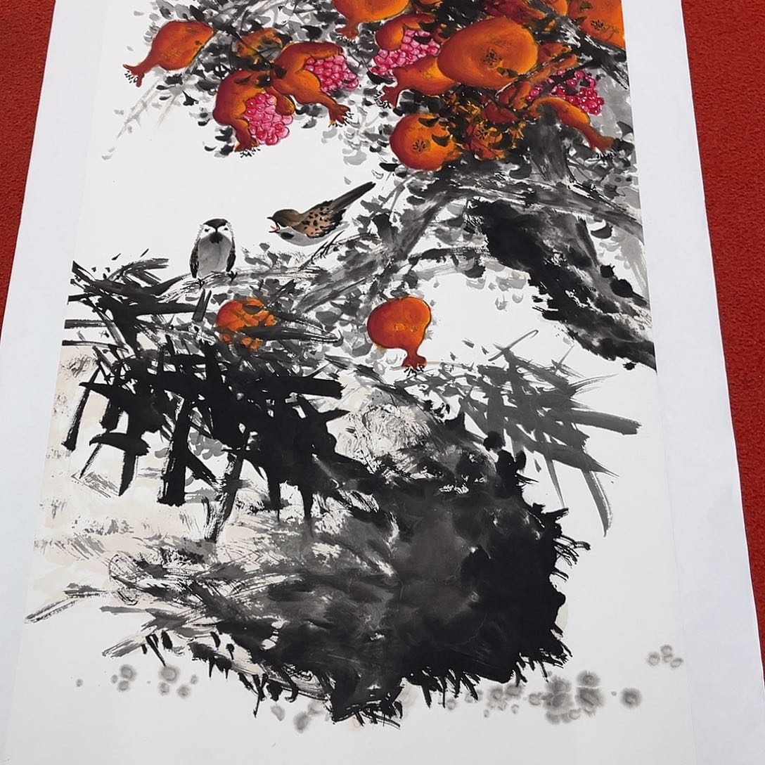 国画手绘国画作品