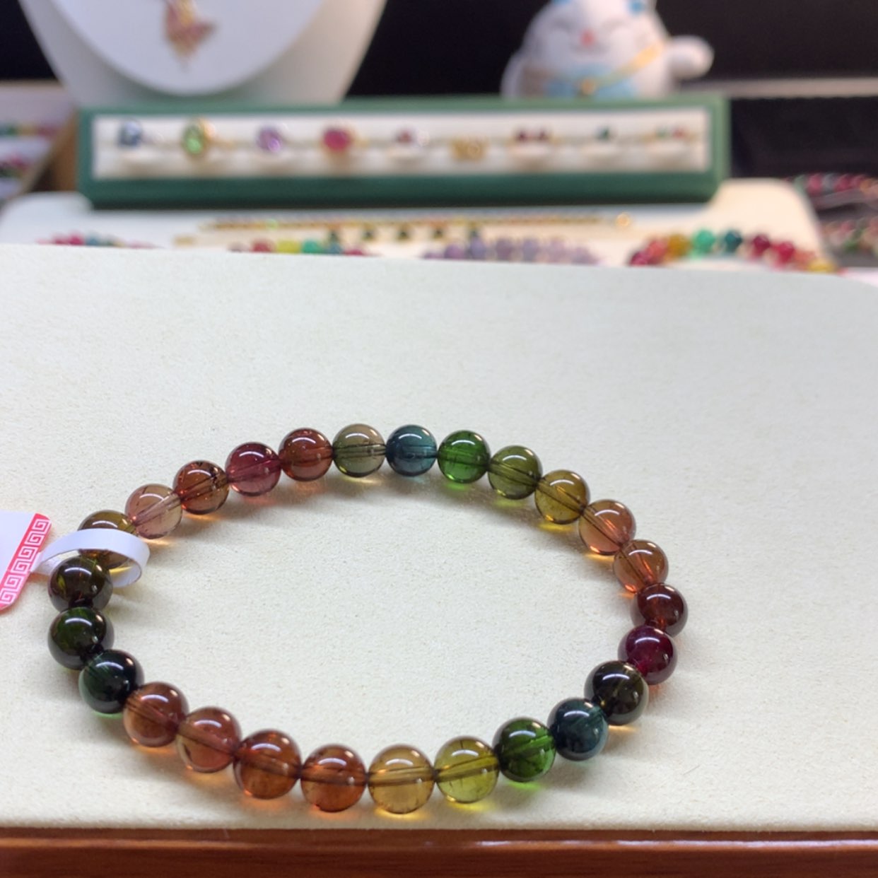 【闪购商品】碧玺手串未镶嵌黑糖7.3mm