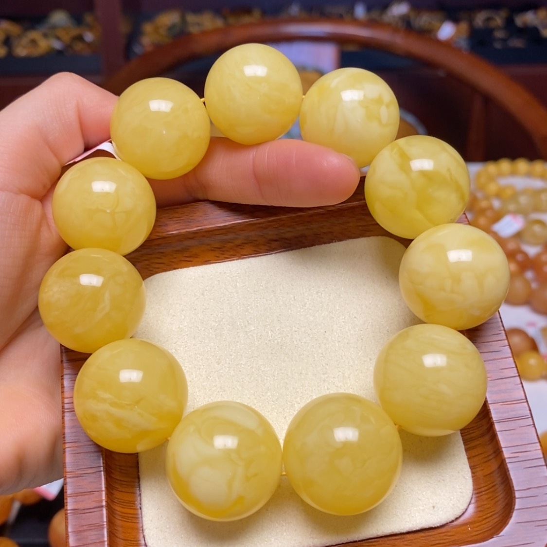 【闪购商品】蜜蜡手链未镶嵌手串