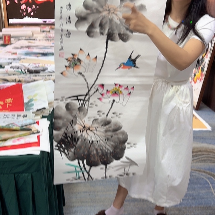 国画不赚钱，就是玩。
