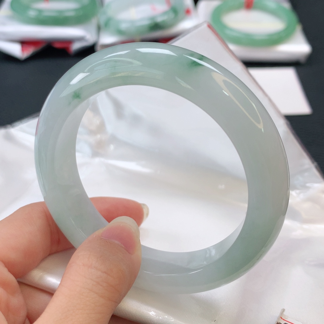 翡翠手镯未镶嵌翡翠手镯55.4