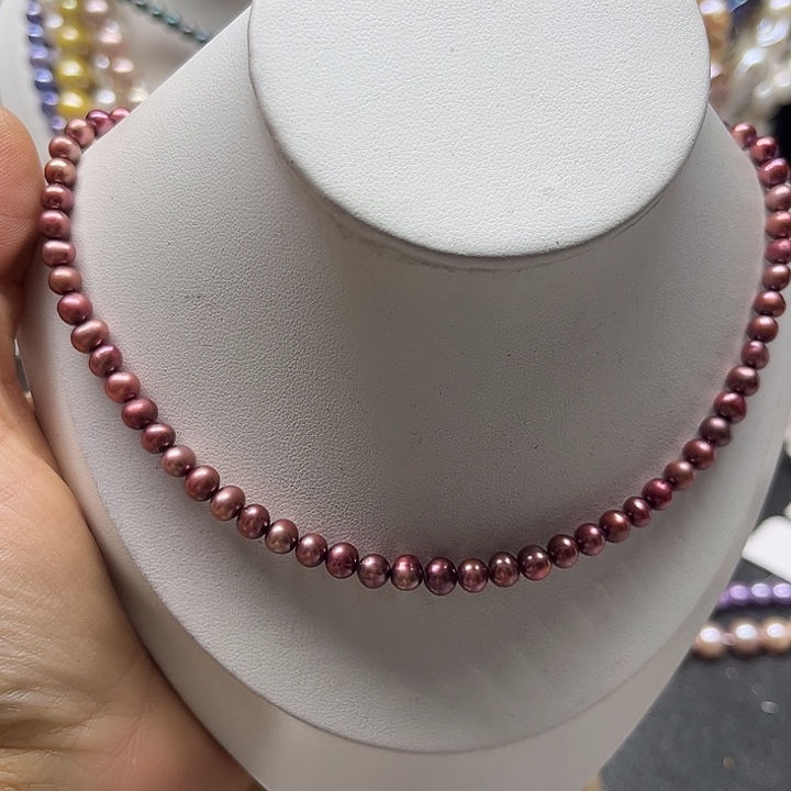 未镶嵌颈饰淡水珍珠