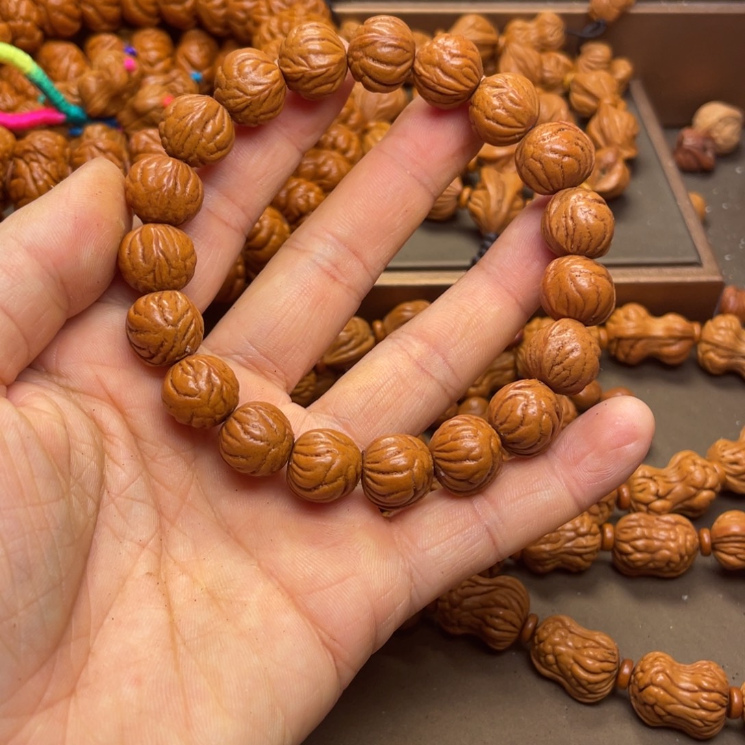 桃核手串龙纹桃核7