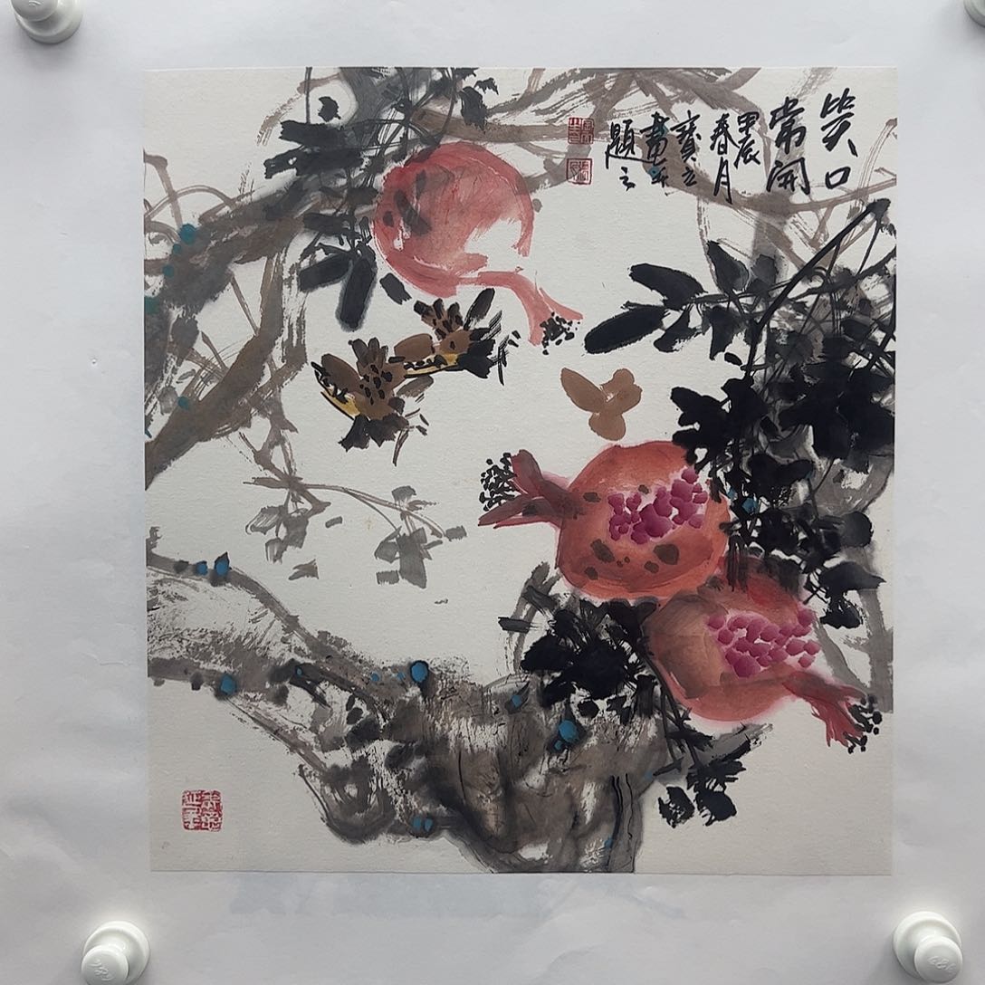 国画莫邦才美术馆福利作品