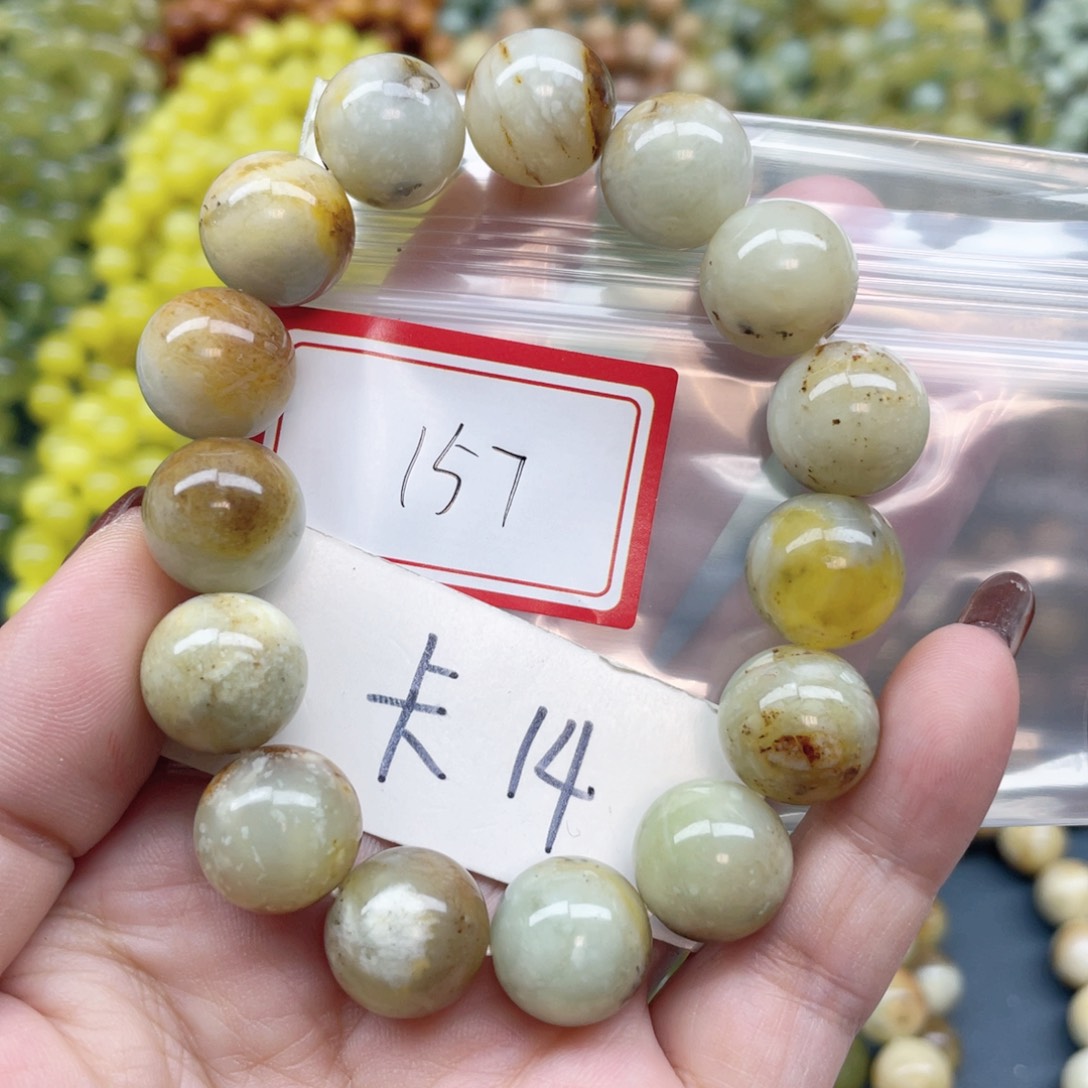 未镶嵌蛇纹石玉手串