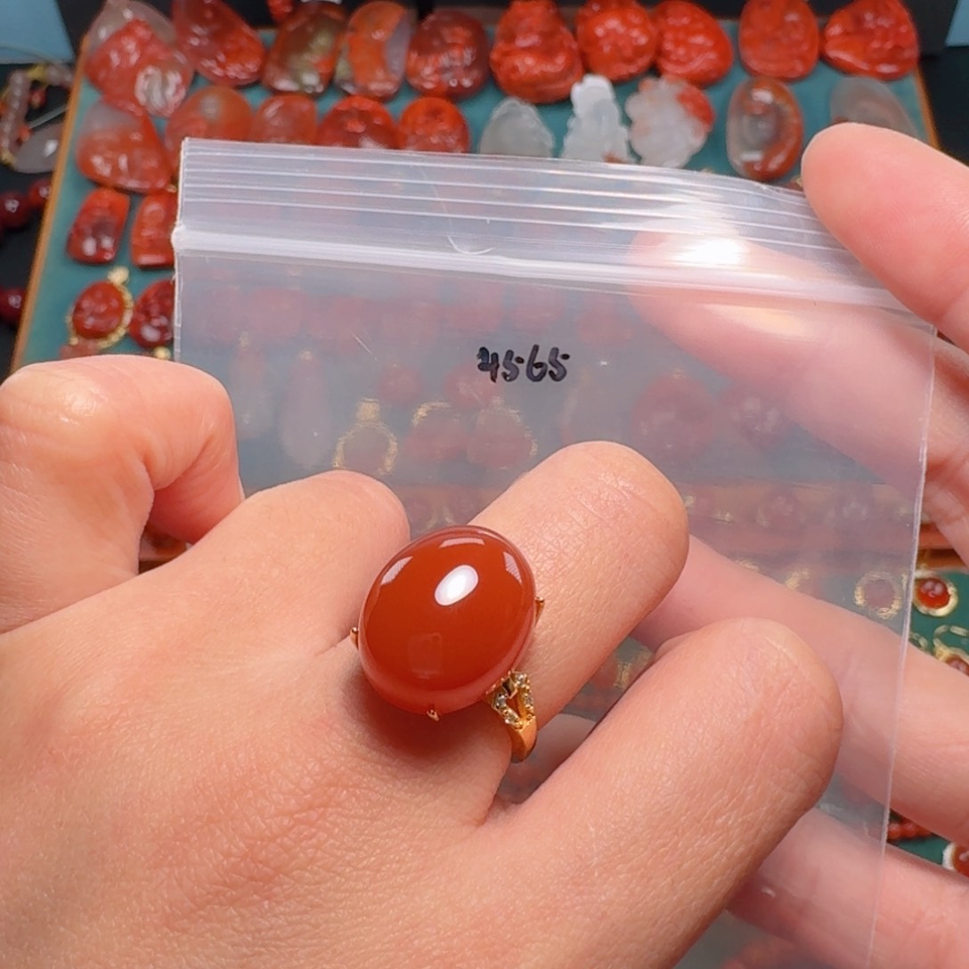 南红玛瑙南红玛瑙银S925镶嵌