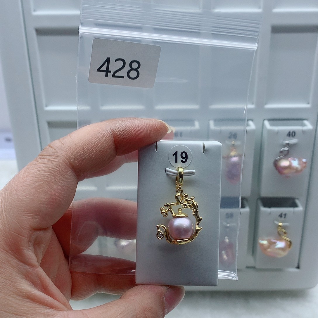 吊坠(不含链)合金淡水珍珠