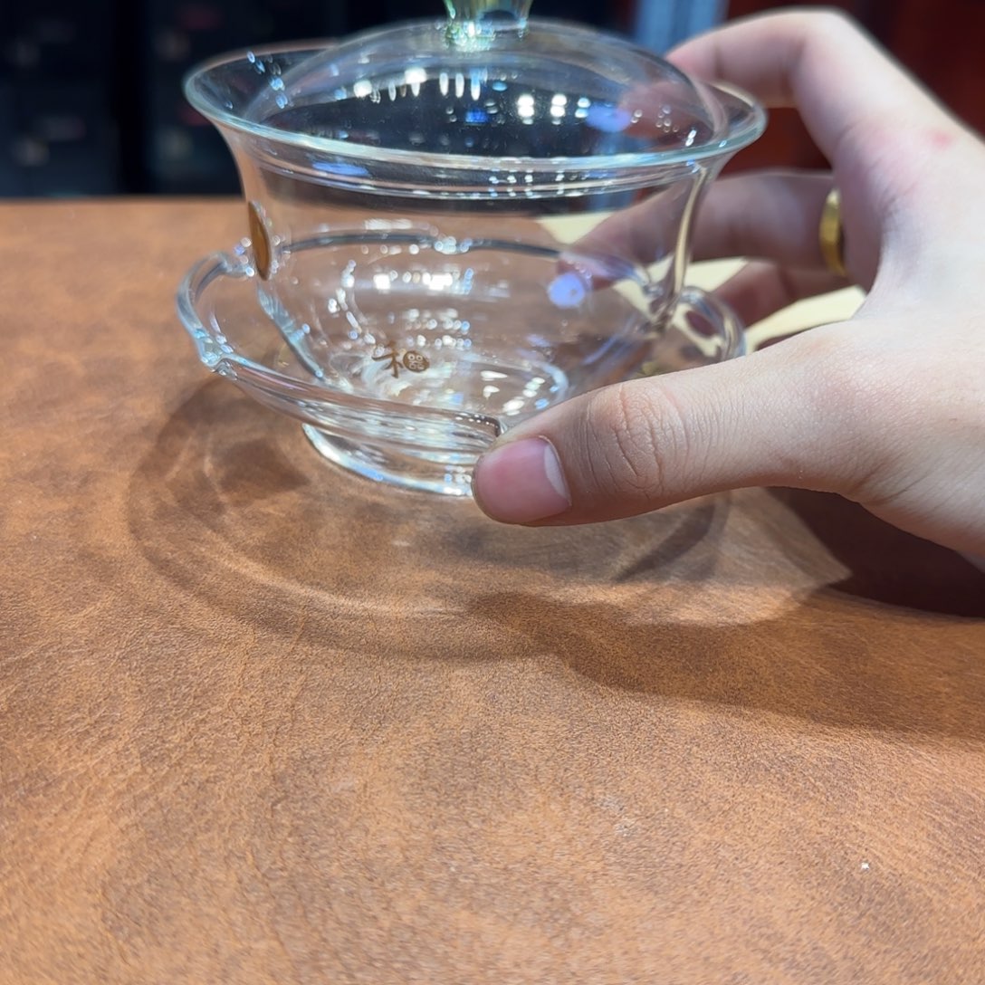 禾器沁莲盖碗迷翠