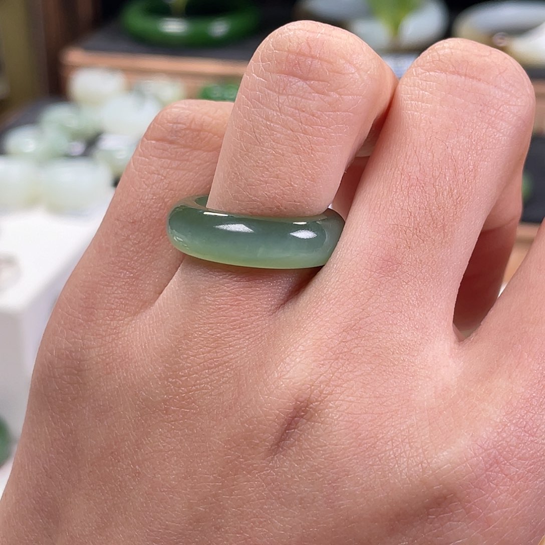 *****和田玉未镶嵌戒指13号