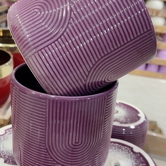 多肉绿植陶瓷花盆9.9包邮，有孔