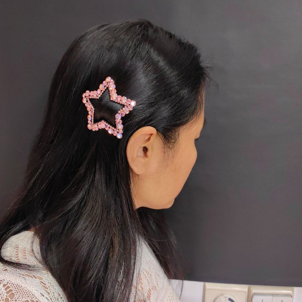 韩国s家水晶bb夹高端发夹网红爆款发卡刘海夹轻奢碎发夹侧边发夹