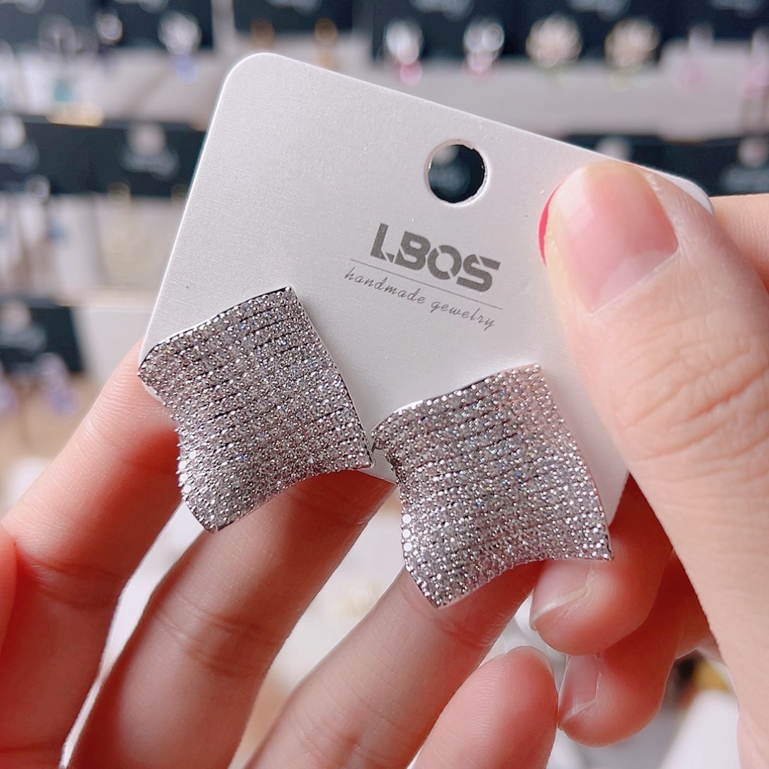 琉璃纯铜合金耳环的