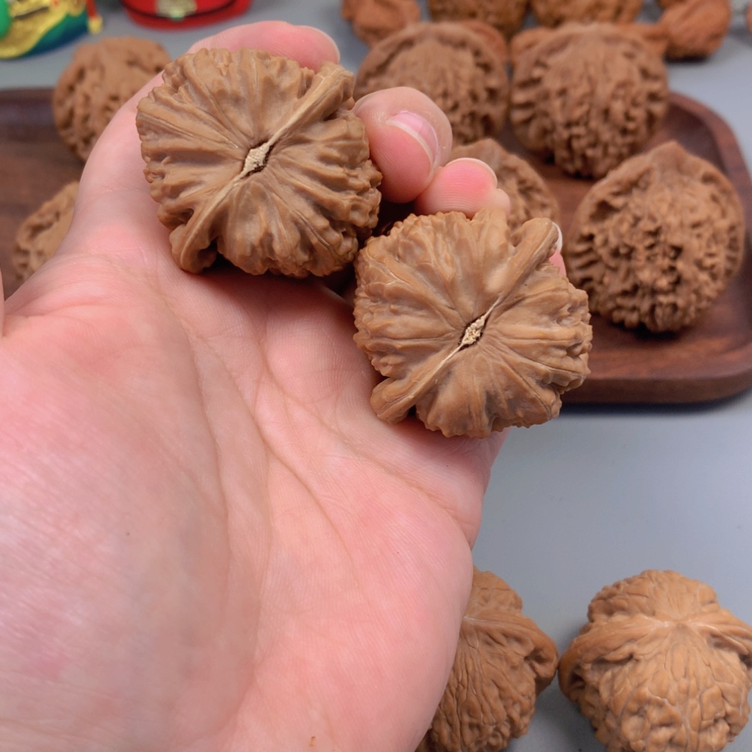 说***说文玩核桃把件白狮子39尺