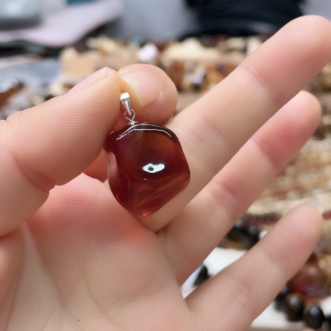 琥珀裸石未镶嵌加***^大