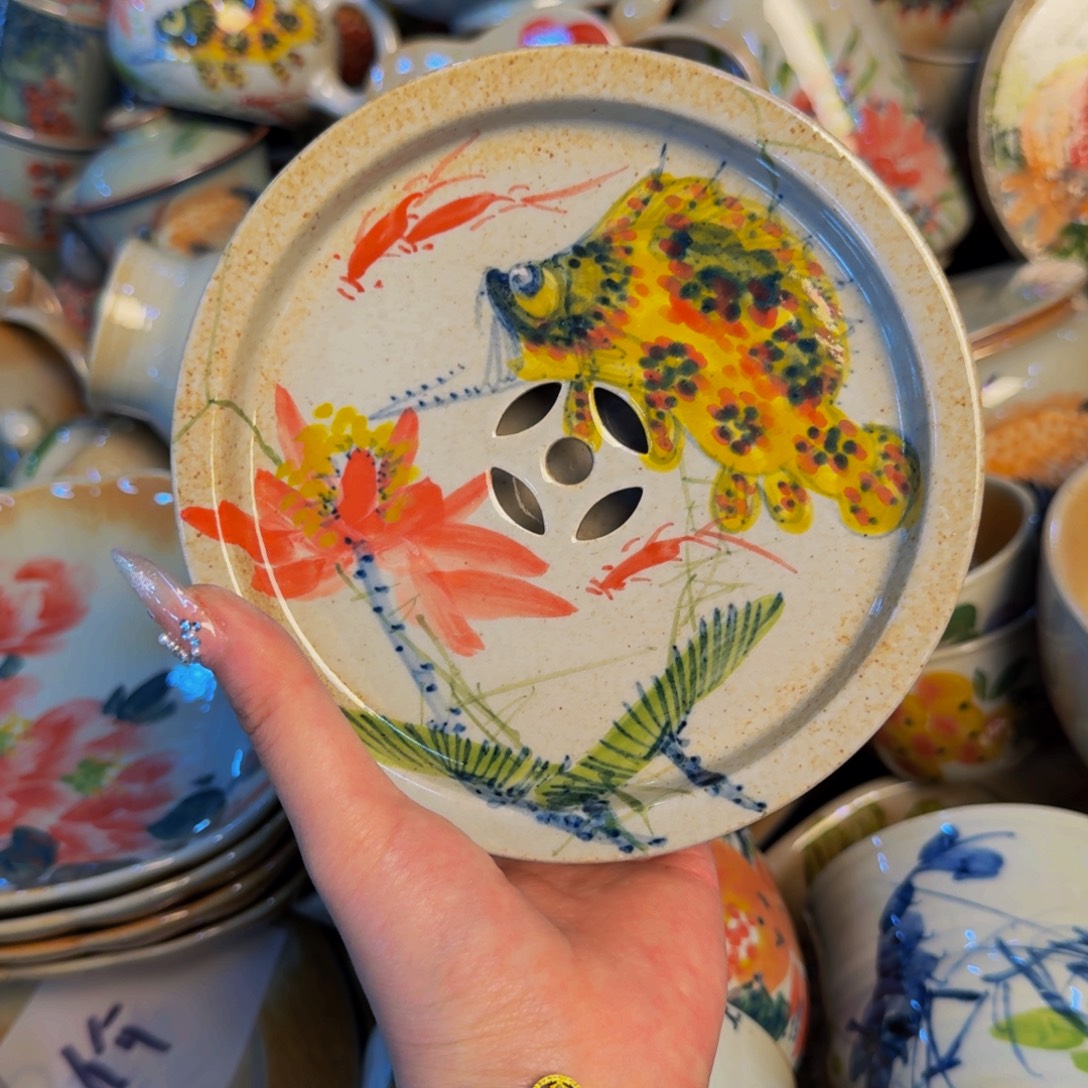 瓷片景德镇陶瓷手工手绘