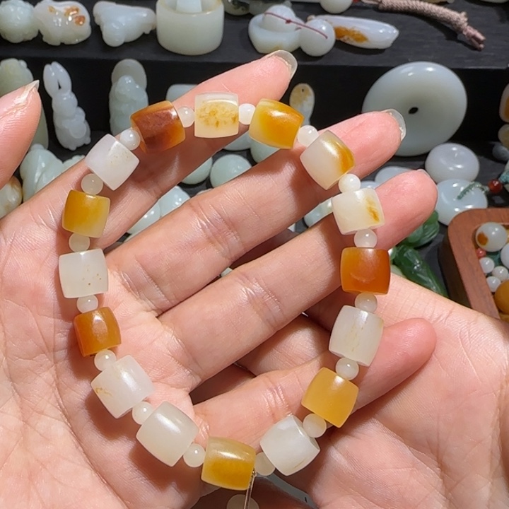 和田玉手链未镶嵌