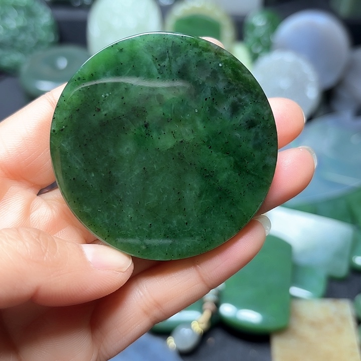 和田玉珠宝半成品未镶嵌