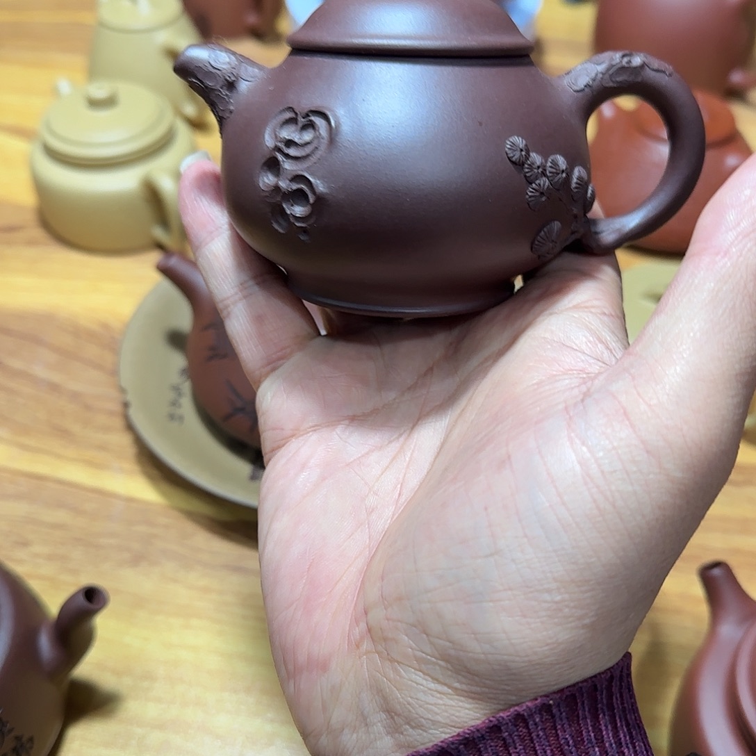 紫砂壶紫砂潘壶花器