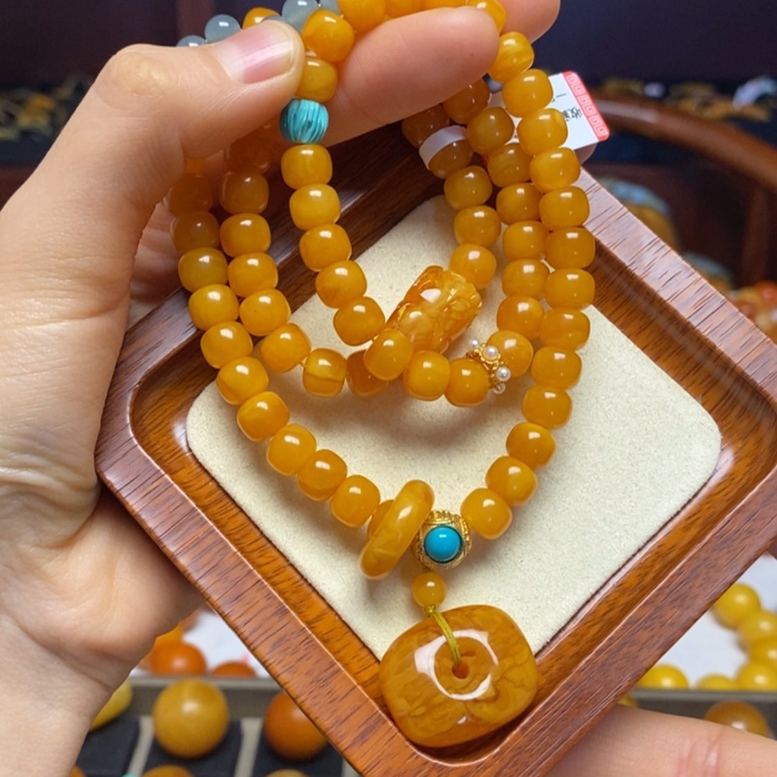 【闪购商品】蜜蜡手链未镶嵌手串