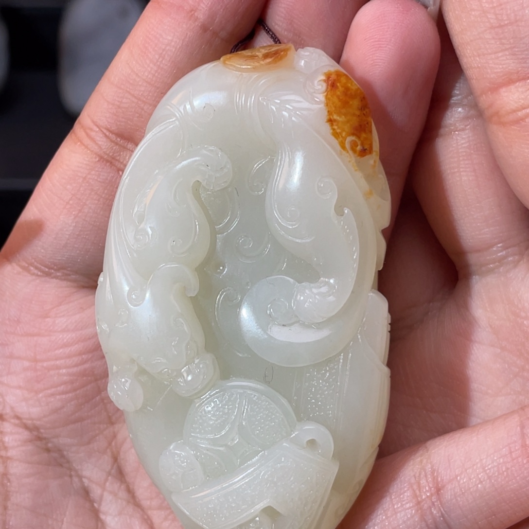 和田玉未镶嵌颈饰A****4