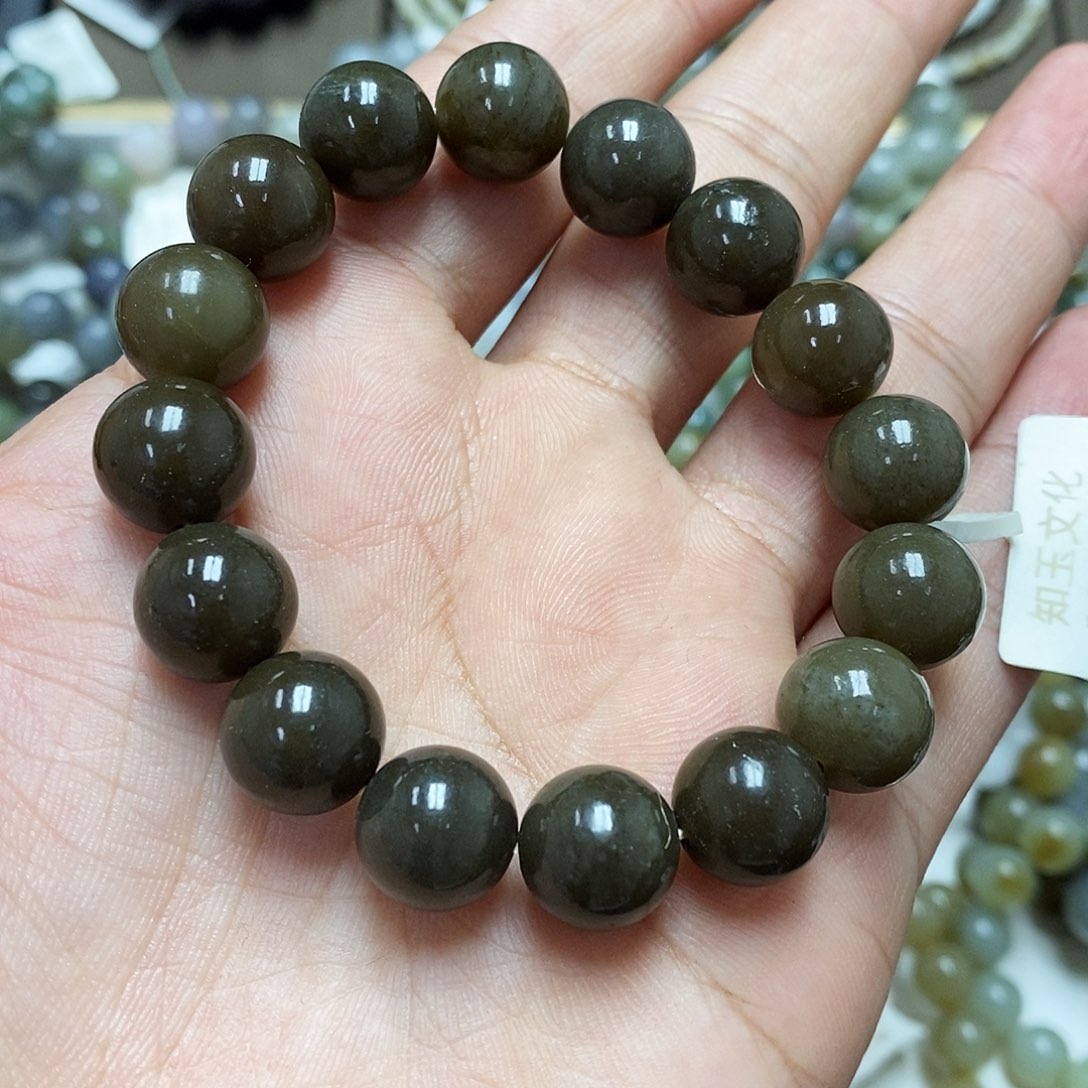 和田玉手链未镶嵌