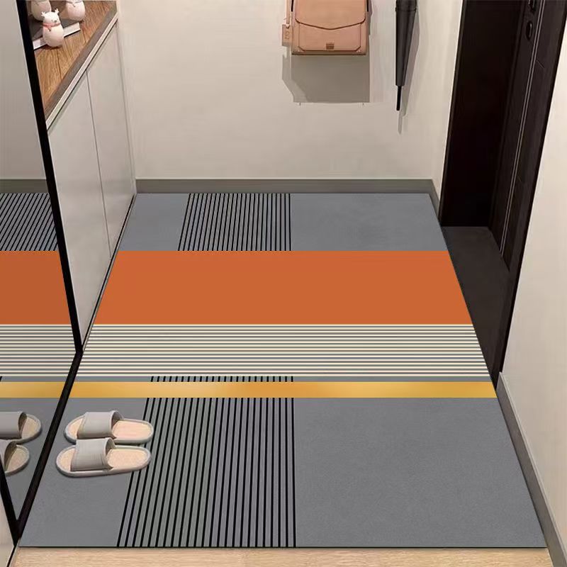 入户门硅藻泥地垫吸水防滑耐脏家用厨房浴室门口脚垫