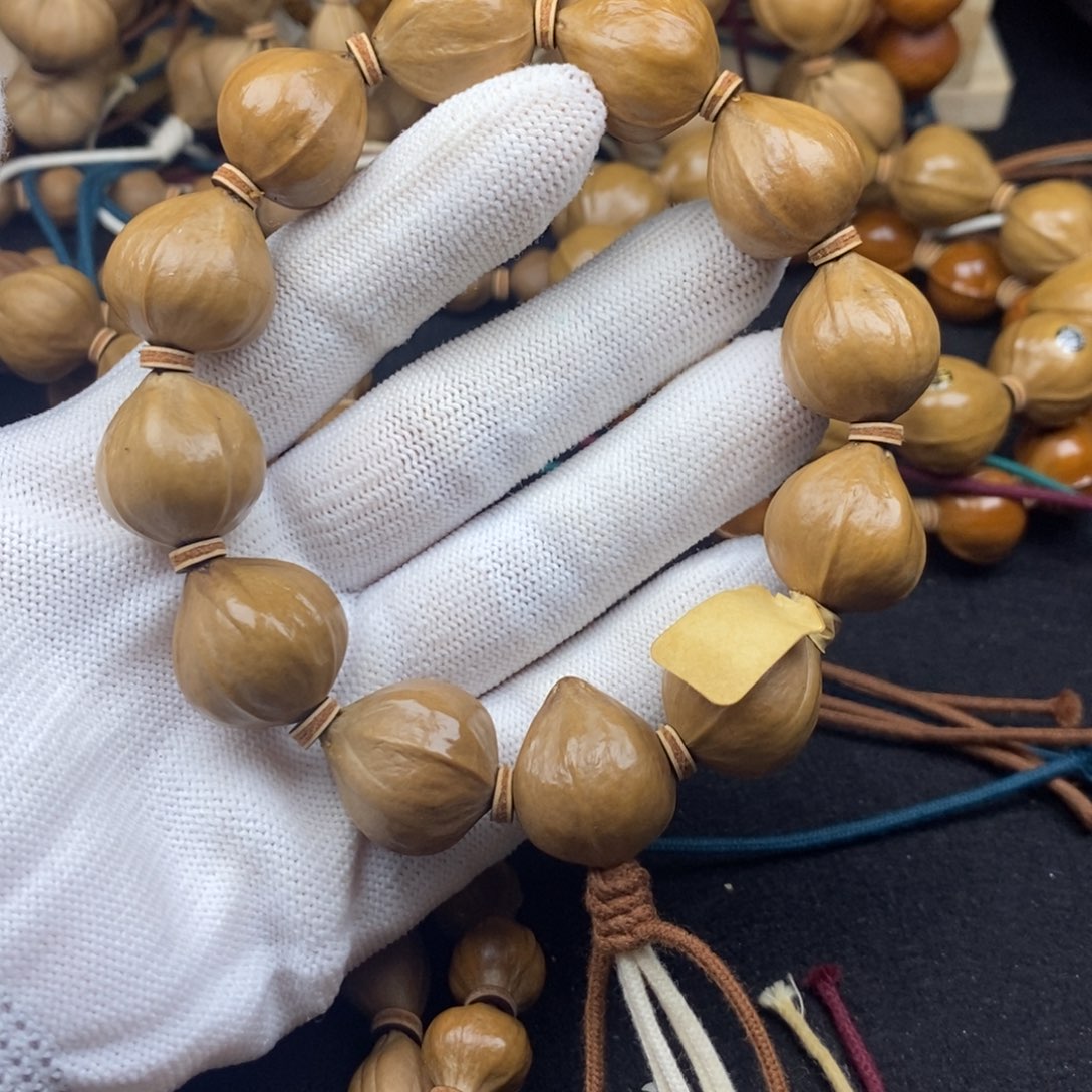 天***鑫手串/手链橄榄核1921四花蜜桃臀12颗