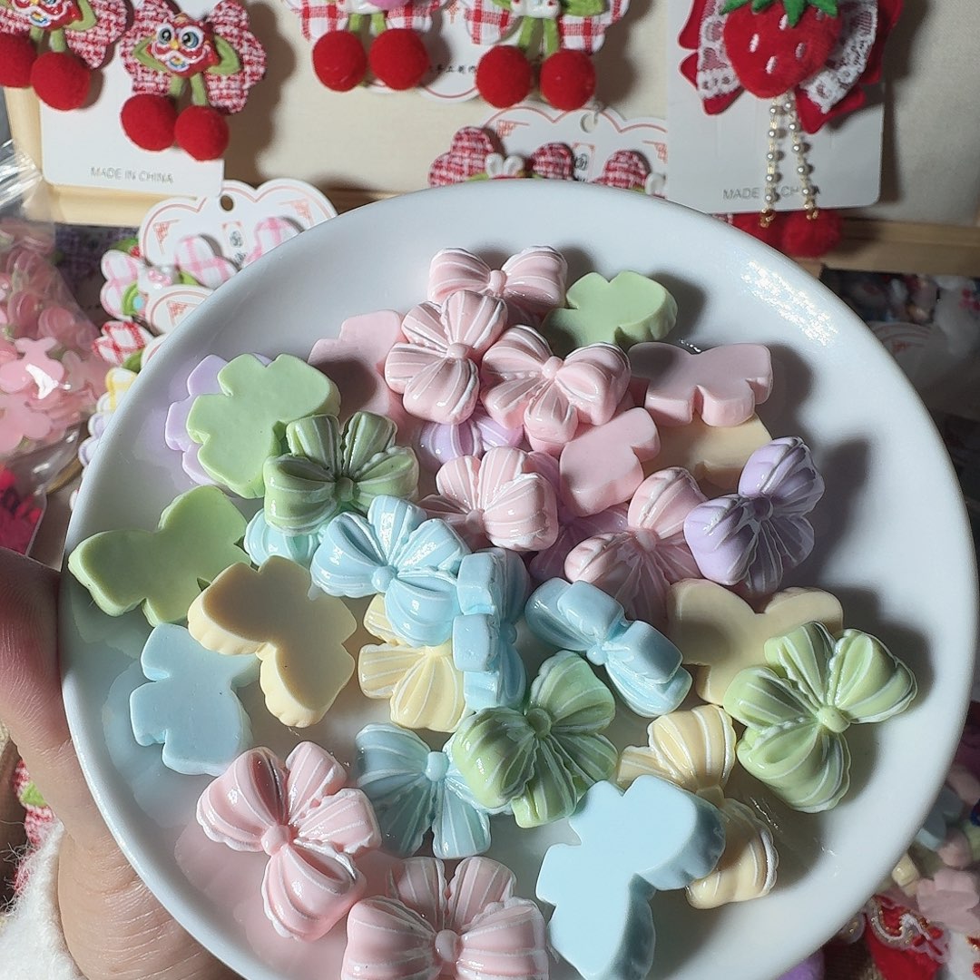 非金属170混色蝴蝶结50个