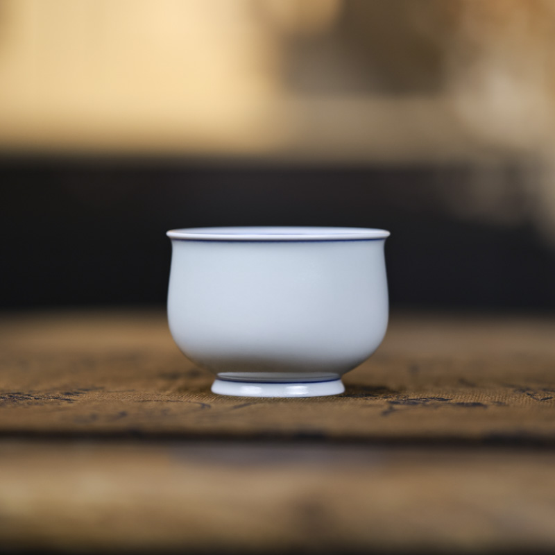 福利釉里红卷草向阳花杯（flk-yx0049）