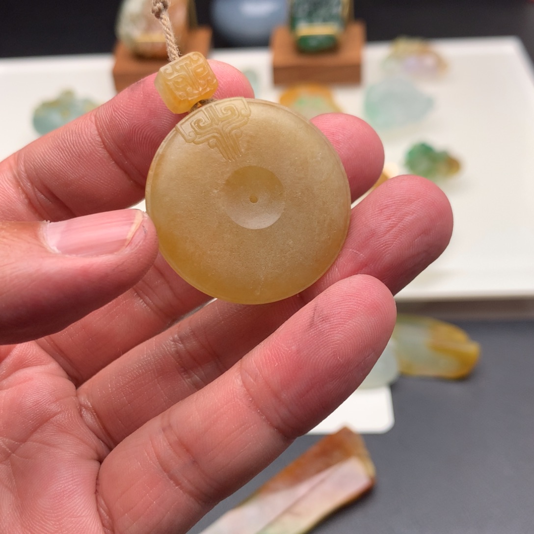 冰***糖定制翡翠未镶嵌翡翠