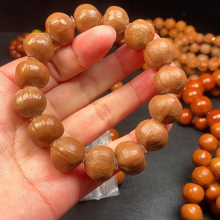 橄榄核手串/手链光珠原料17