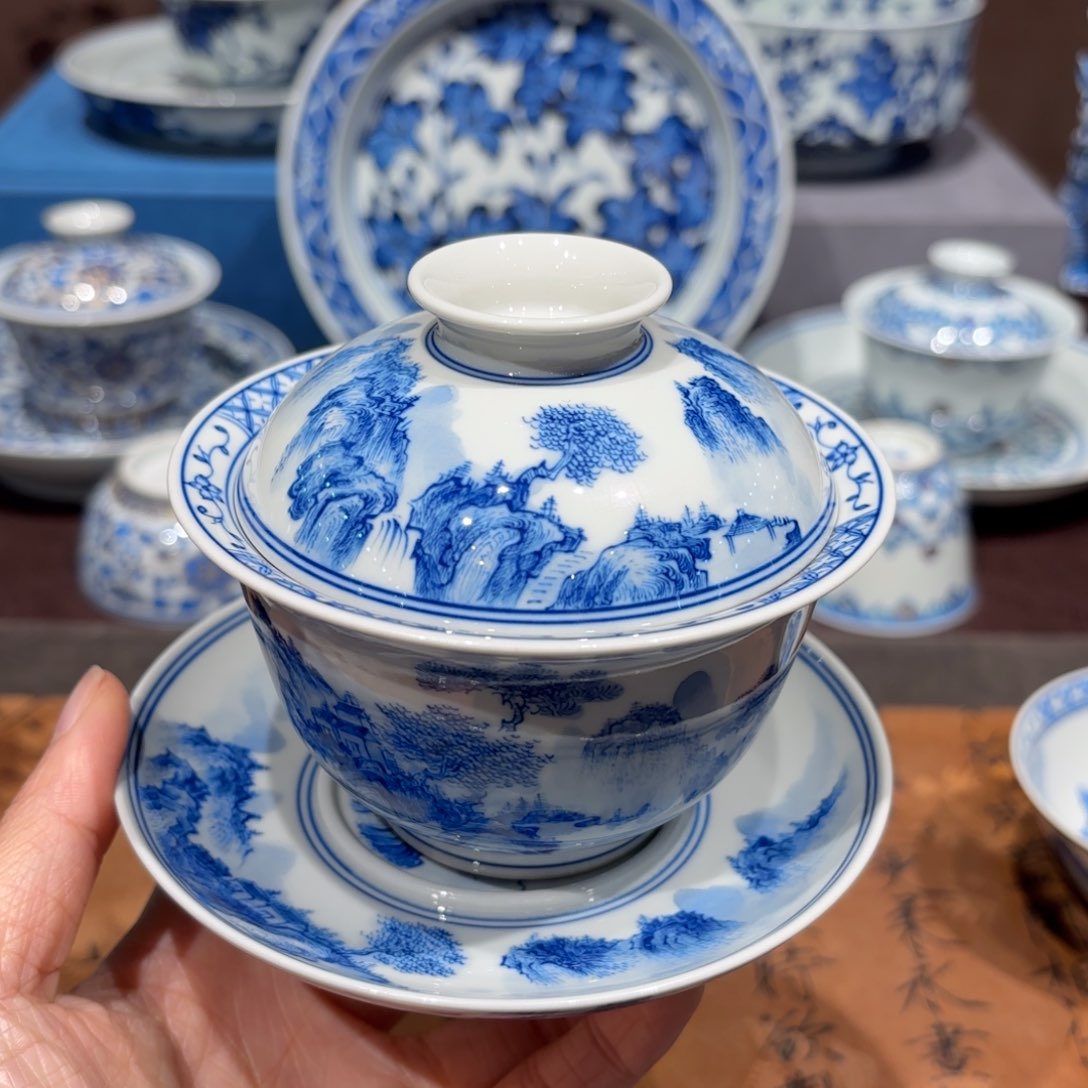 瓷片景德镇纯手工手绘