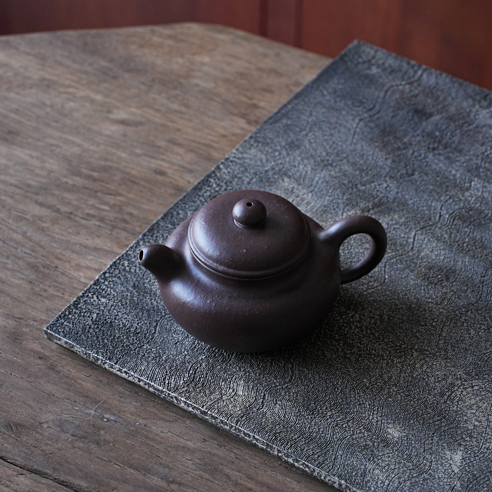 松泉茶器x尧日辰光丨《大生仿古》 大水潭粗天青 140cc 全手工