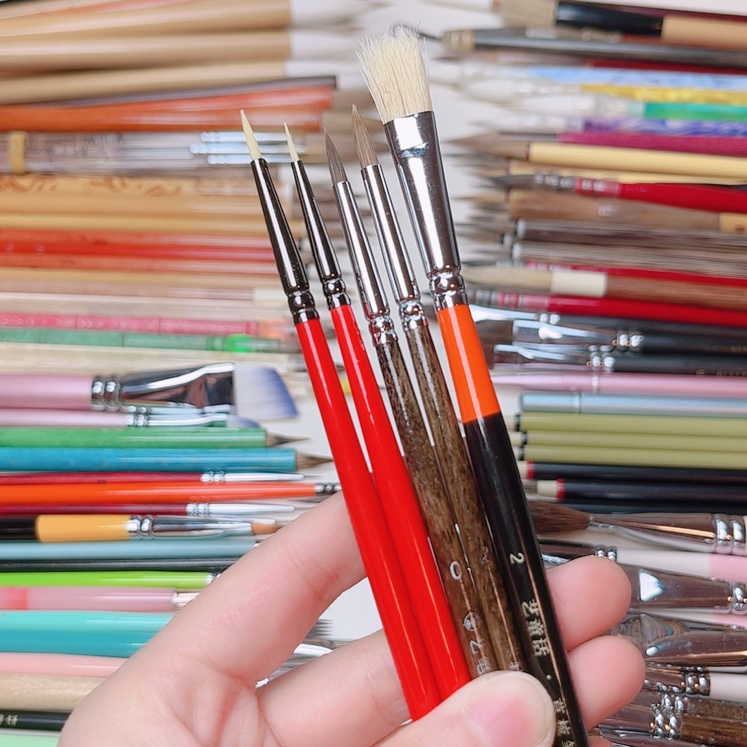 艺笔轩画笔组合5支