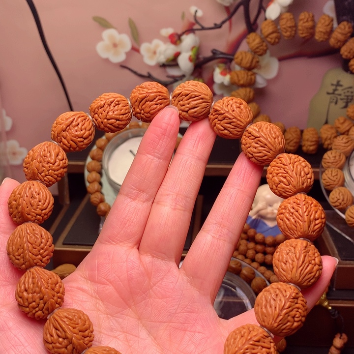 桃核手串龙纹桃核10