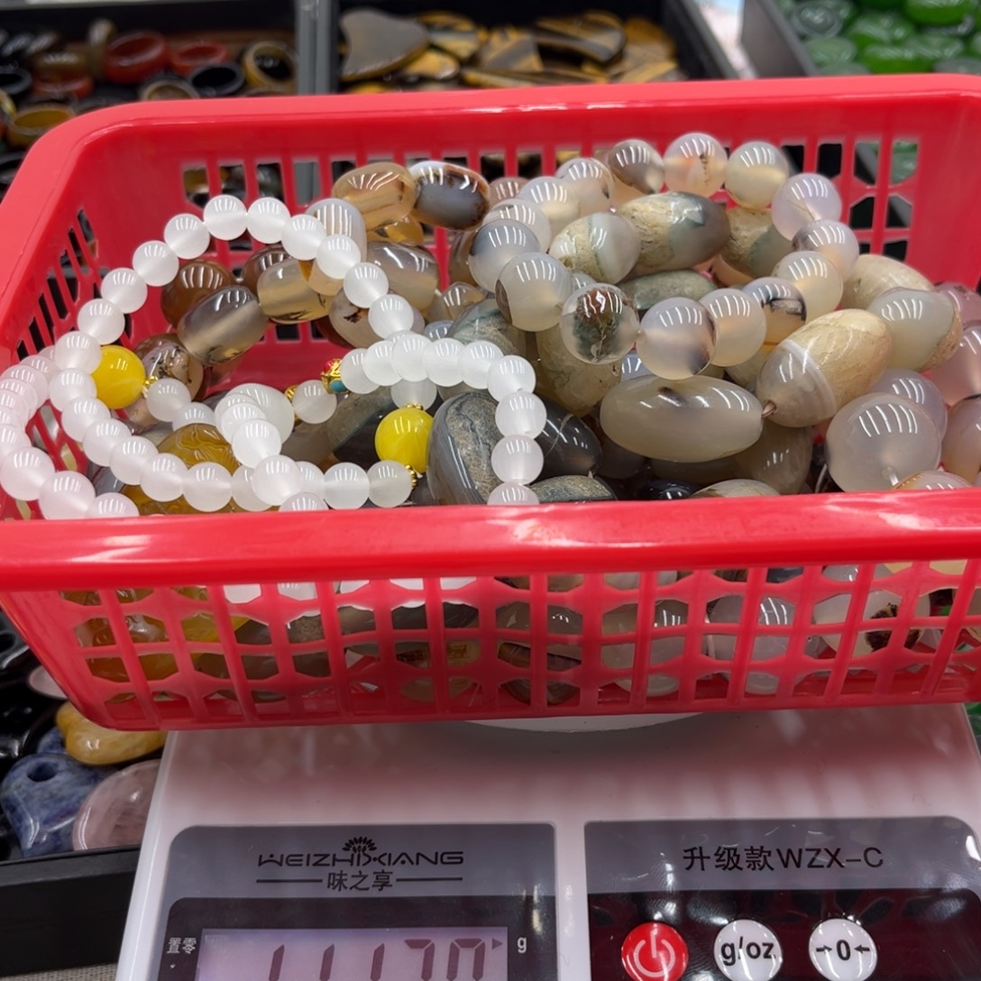 ****玺玛瑙/玉髓合金颈饰