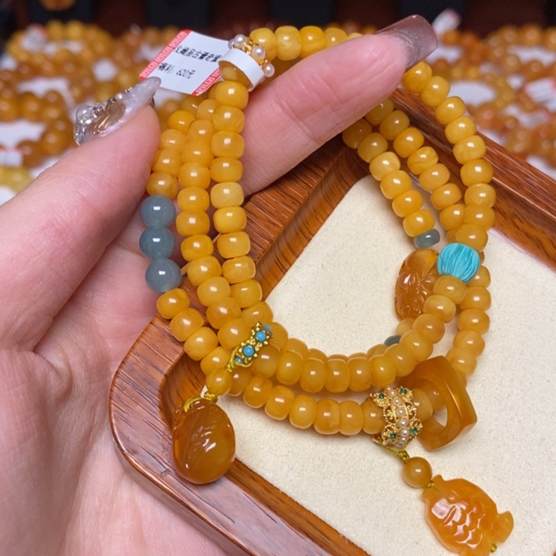 【闪购商品】蜜蜡手链未镶嵌手串