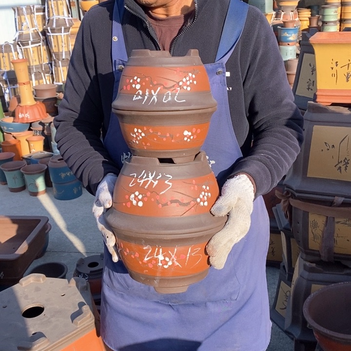 紫砂花盆紫砂花盆