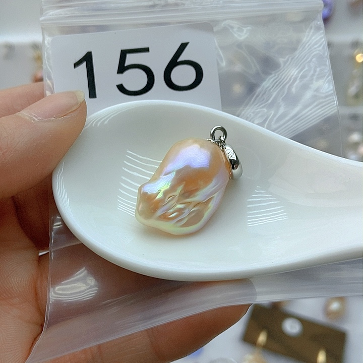 淡水珍珠颈饰银S925镶嵌