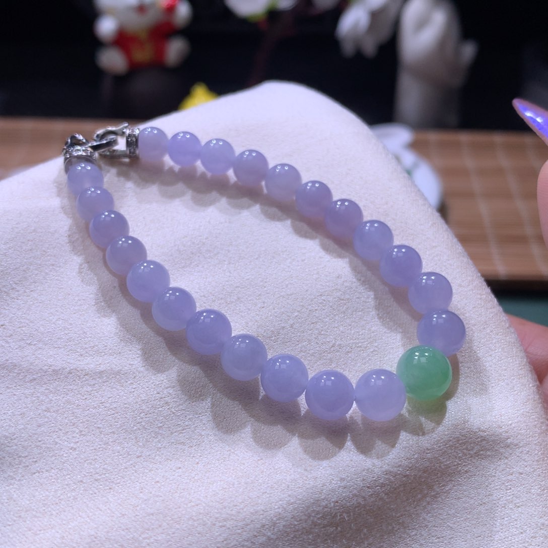 翡翠手链未镶嵌塔串