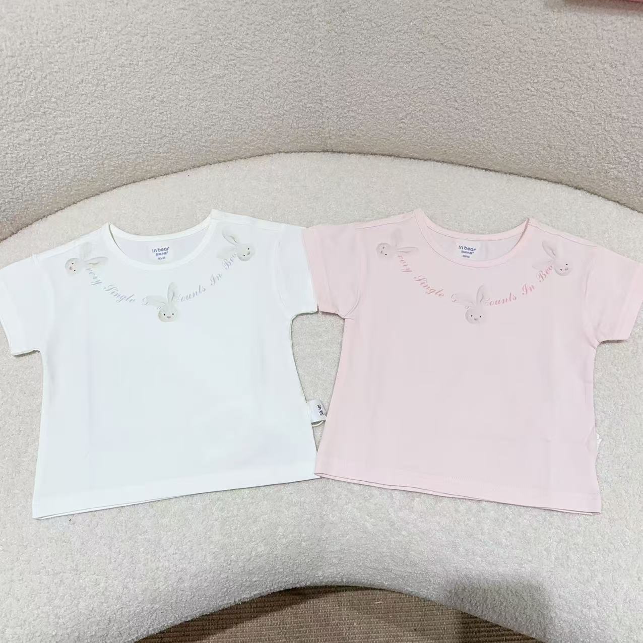 时-【62311小兔】弹力棉短袖T恤