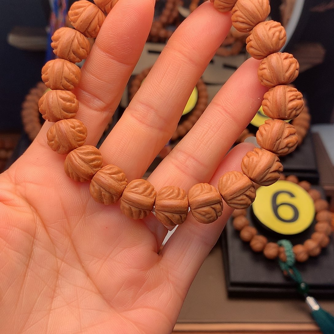 桃核手串亲*小金豆手串13