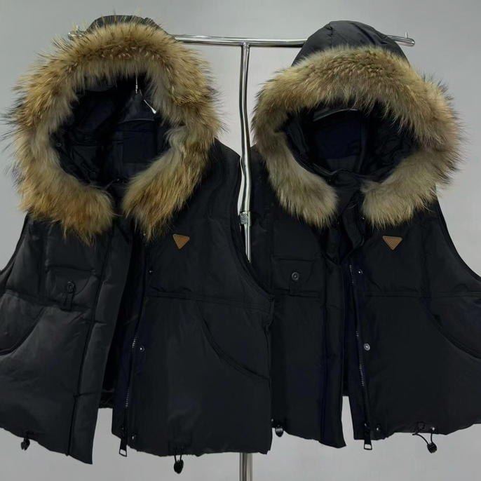 冬季外穿大码宽松加厚羽绒马夹女短款洋气坎肩马甲背心