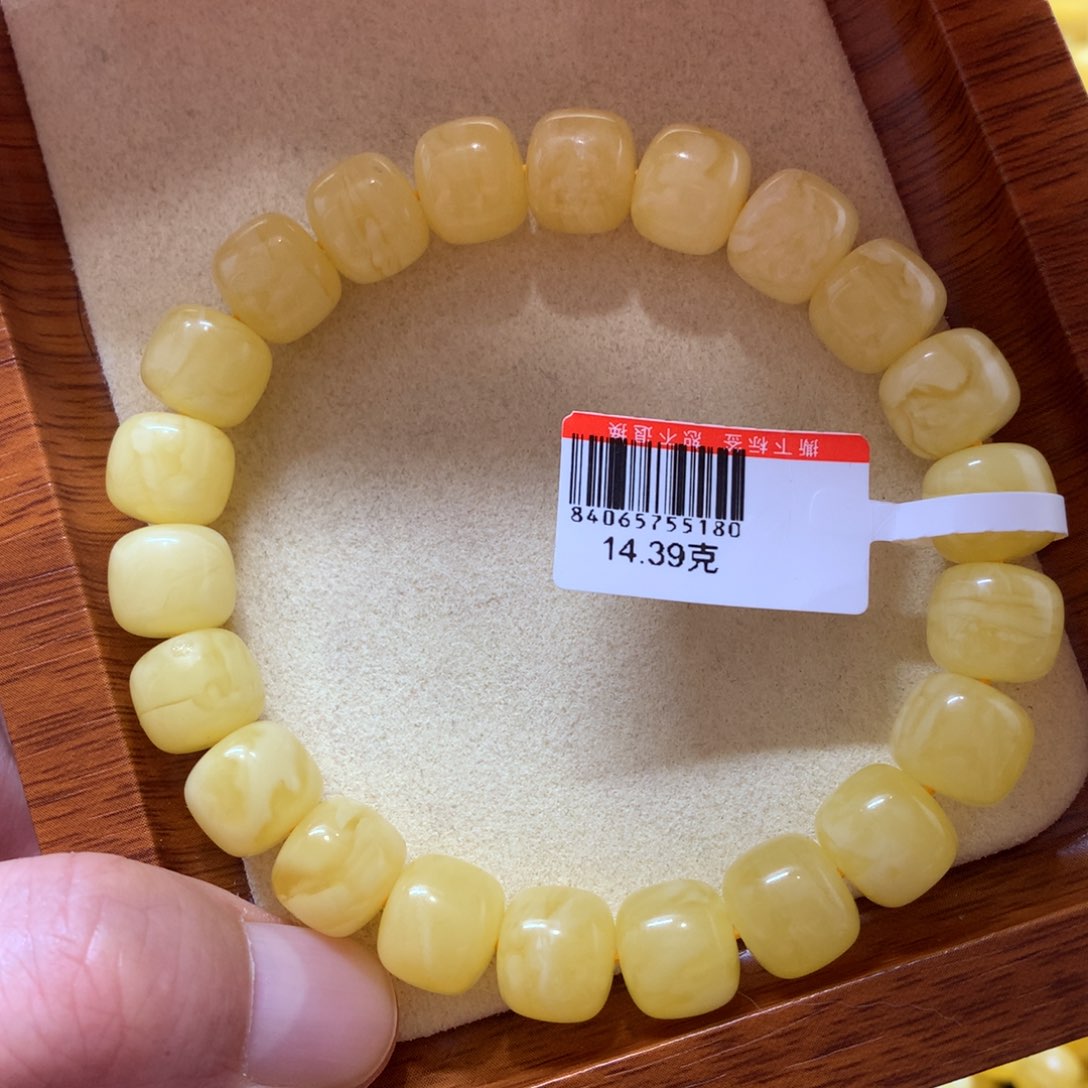 蜜蜡手链未镶嵌蜜蜡